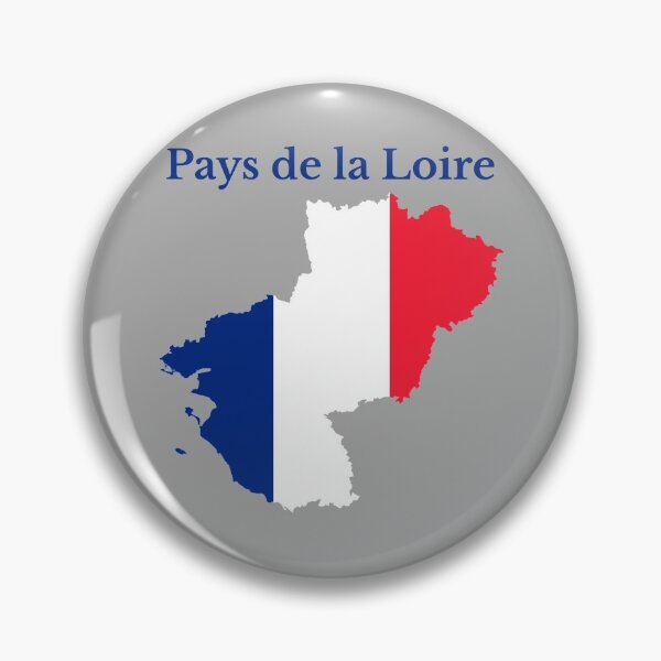 Item preview, Pays de la Loire Map, France, French Region designed and sold by marosharaf.