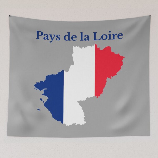 Item preview, Pays de la Loire Map, France, French Region designed and sold by marosharaf.