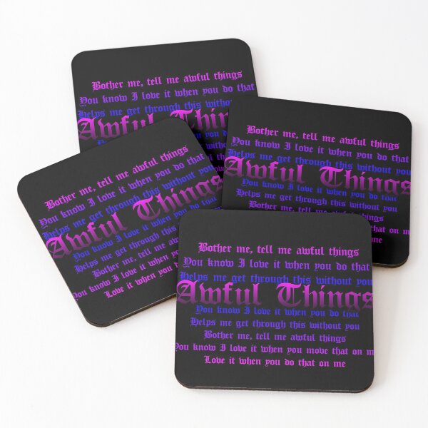 Item preview, Awful Things Lyrics designed and sold by ★ OSAKI Creations ★.