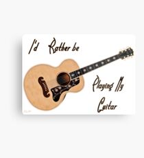 Playing My Guitar Metal Print