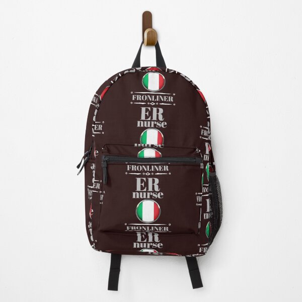 Item preview, er nurse frontliner. flag of Italy designed and sold by doctors-apparel.