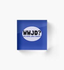 Who wants jelly donuts? Acrylic Block