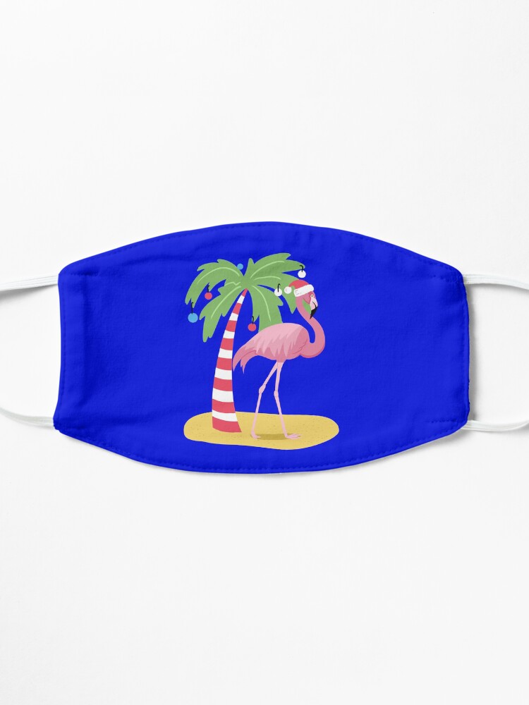 Alternate view of Vintage Flamingo | Tropical Christmas Mask