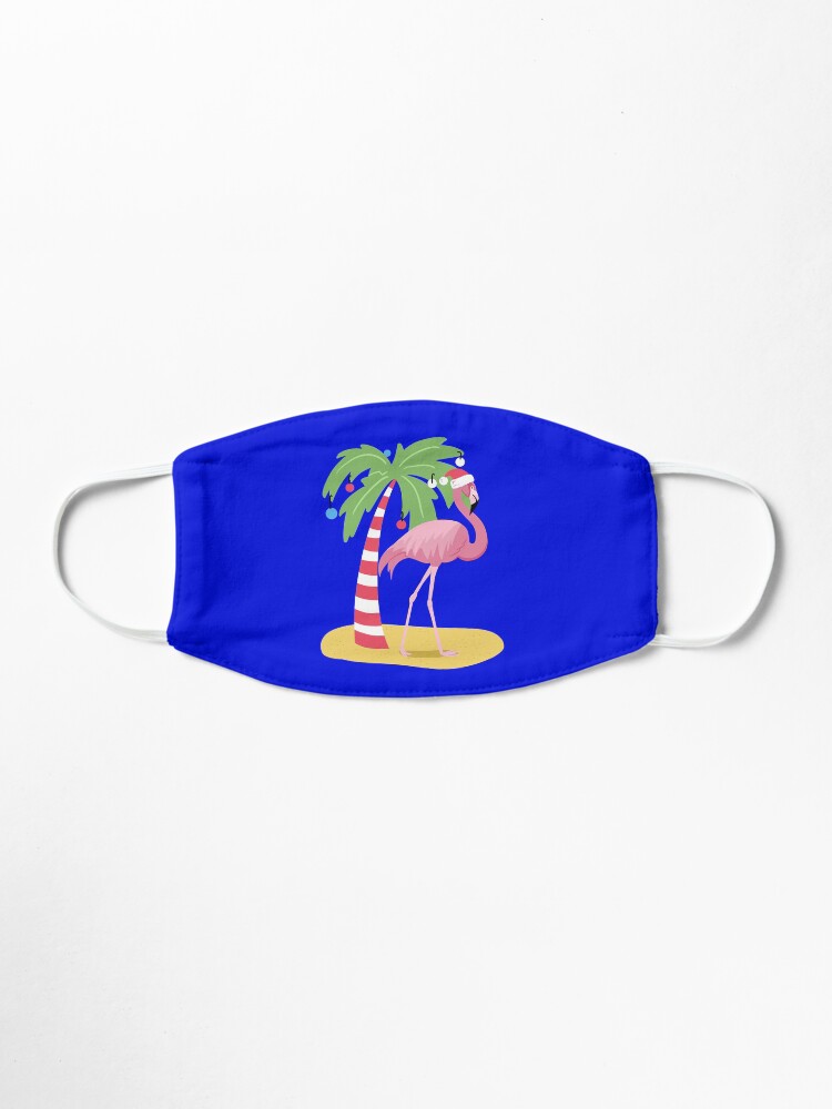 Alternate view of Vintage Flamingo | Tropical Christmas Mask