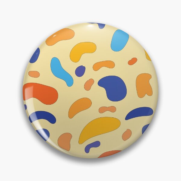 Item preview, Colorful Organic Shapes Hand Drawn Pattern Design designed and sold by NancyMerkle.