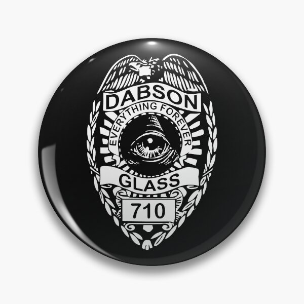 Item preview, Dabson Glass Badge  designed and sold by WeArePirates.