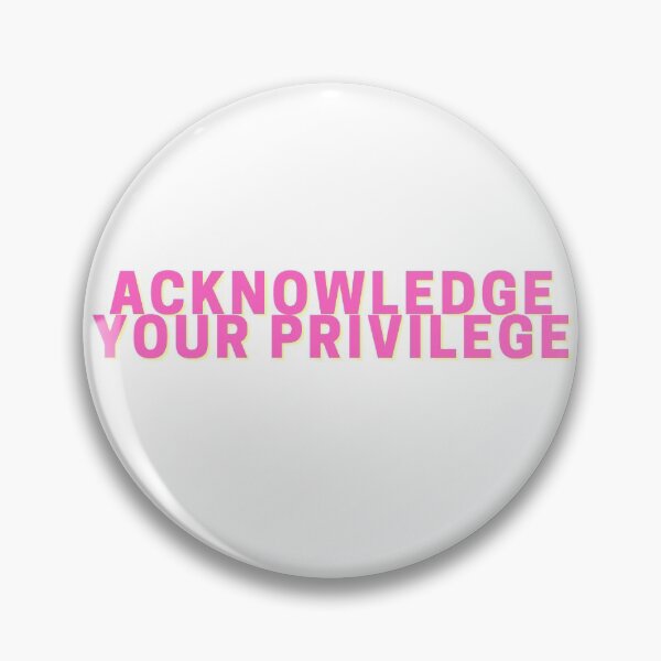 Item preview, Acknowledge Your Privilege - BLM Equality Sticker  designed and sold by GreemTeas.