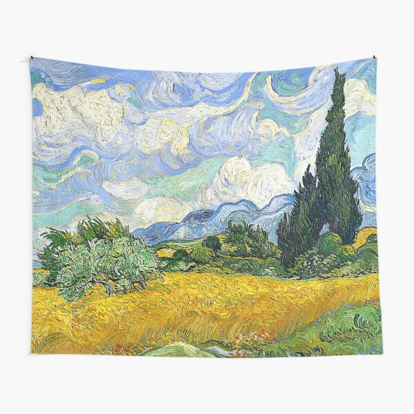 Wheat Field with Cypresses - Van Gogh Tapestry