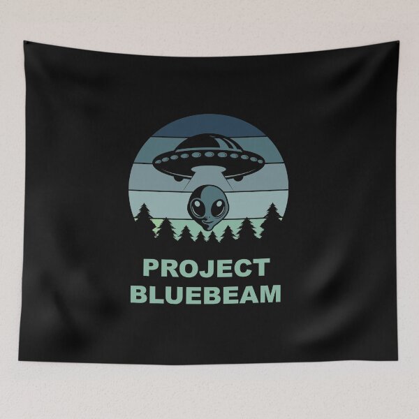 Item preview, Project Bluebeam Alien Conspiracy Theory Area 51 Blue Beam Outer Space, Alien visitation designed and sold by Spaceshipsells.
