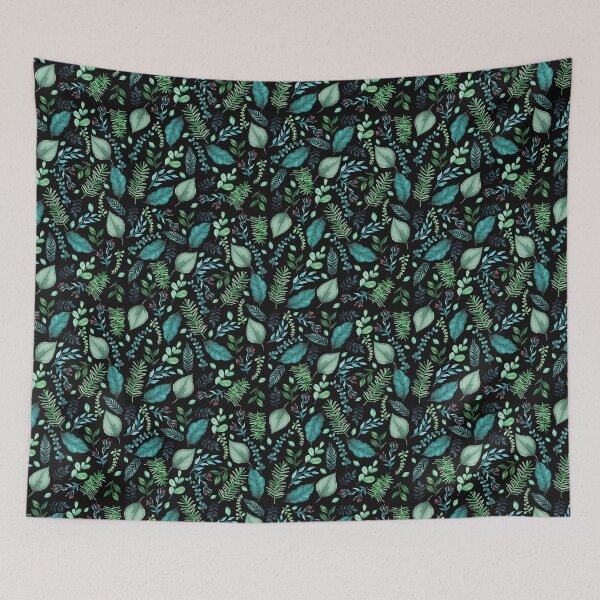 Item preview, Watercolour Leafy Pattern designed and sold by Ashstone23.