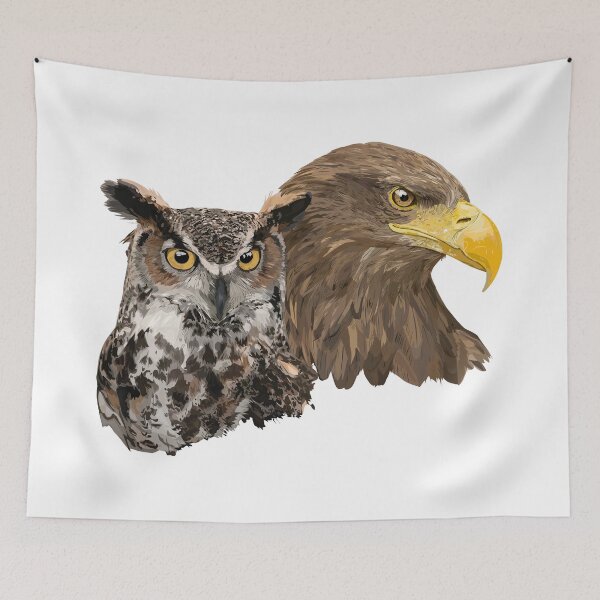 Item preview, Pigargo and Owl designed and sold by obscurite.