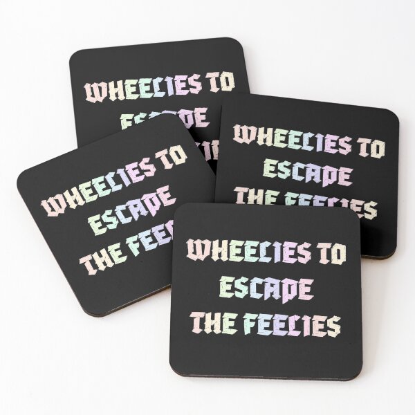 Item preview, wheelies to escape the feelies designed and sold by quirkytoast.