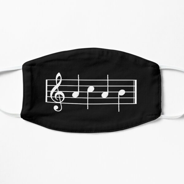 ACAB In Musical Notes Flat Mask