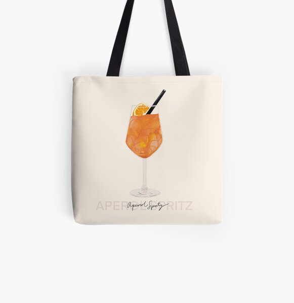 Impression d'Aperol Spritz Tote bag doublé