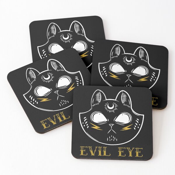 Item preview, Evil Eye Cat designed and sold by Ouijee.