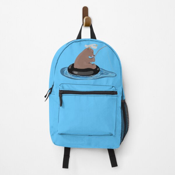 Item preview, Cute bear cub fishing cartoon illustration designed and sold by FrogFactory.