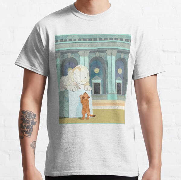 Lion Cub Visits New York Public Library Classic T-Shirt