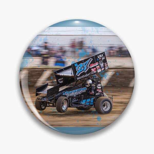 Item preview, Wheels up, arms up, let's go sprint car racing! designed and sold by shaynetwright.