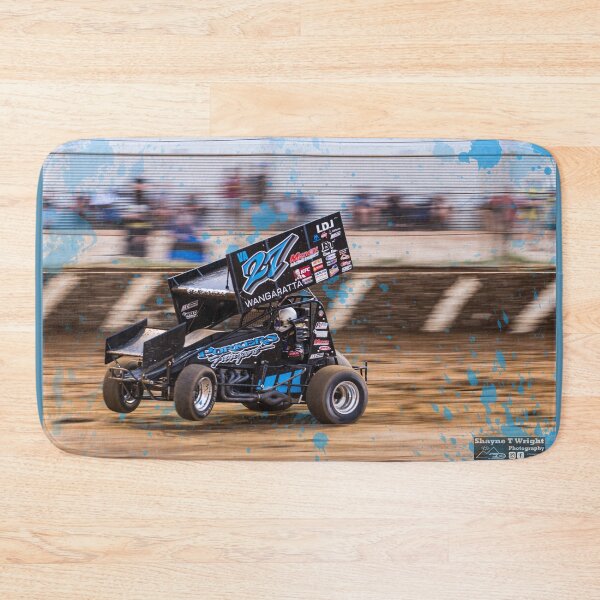 Item preview, Wheels up, arms up, let's go sprint car racing! designed and sold by shaynetwright.