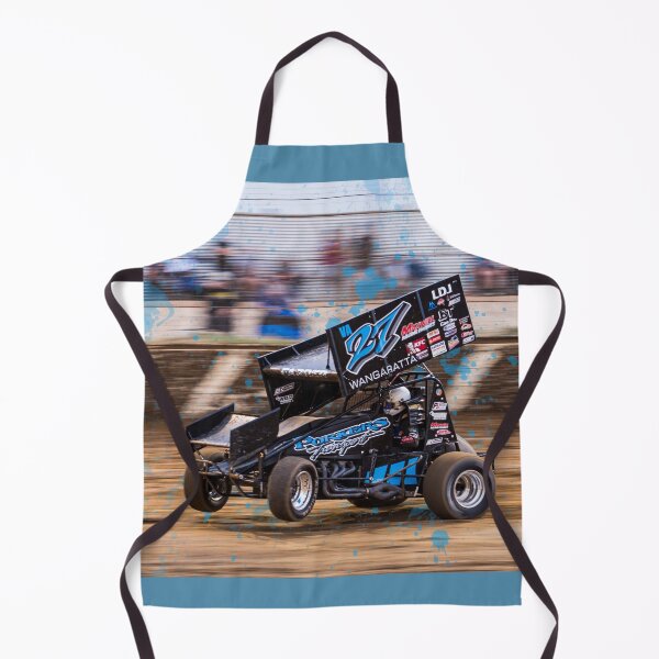 Item preview, Wheels up, arms up, let's go sprint car racing! designed and sold by shaynetwright.