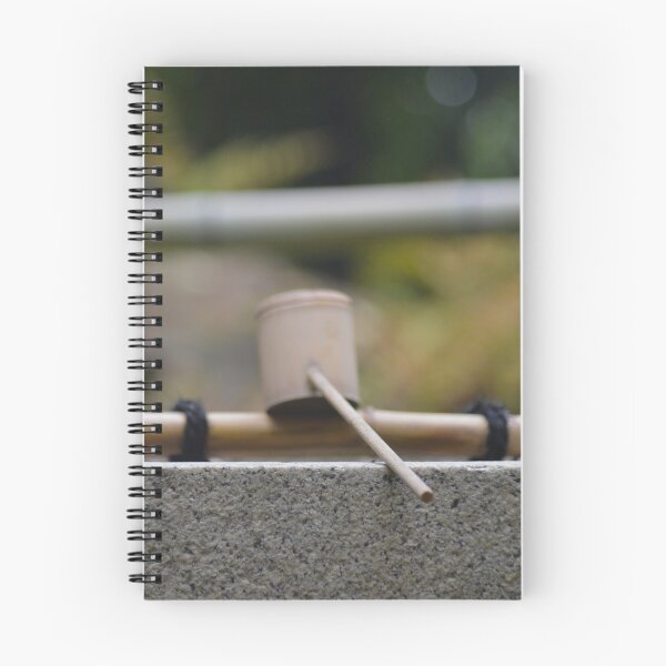 Item preview, A Japanese water ladle resting on a stone trough. designed and sold by EAnneH.