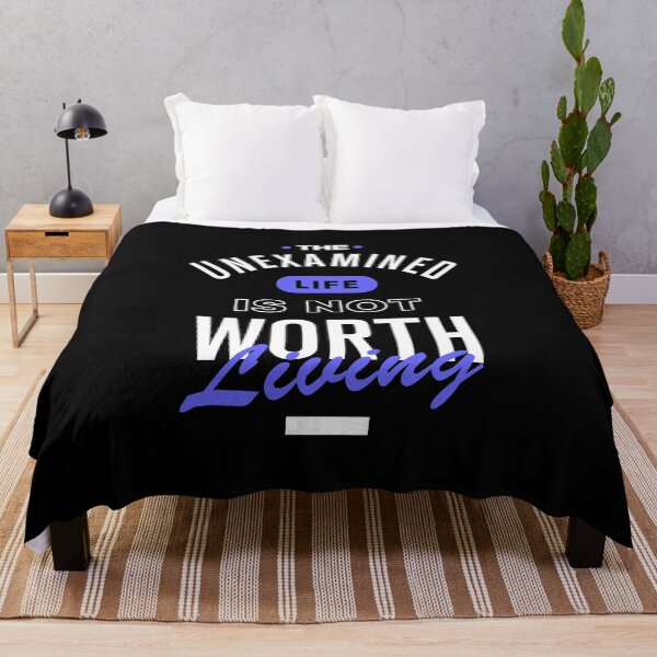 Item preview, The unexamined life is not worth living designed and sold by Syahrasi.