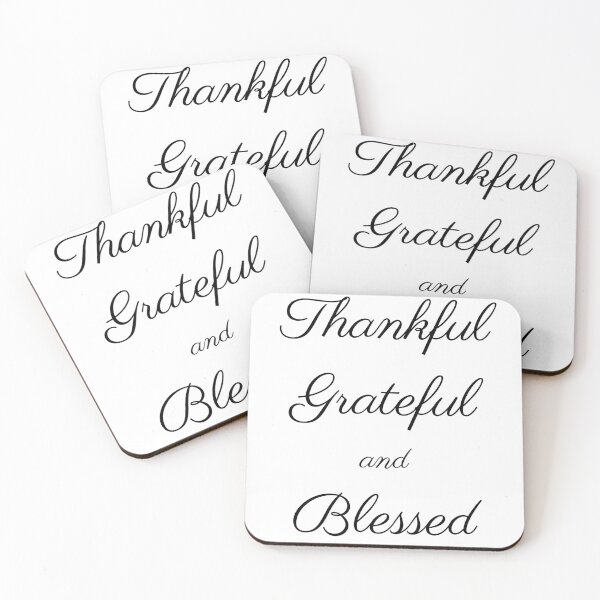 Item preview, Thankful, Grateful and Blessed designed and sold by TeeZoneZtore.