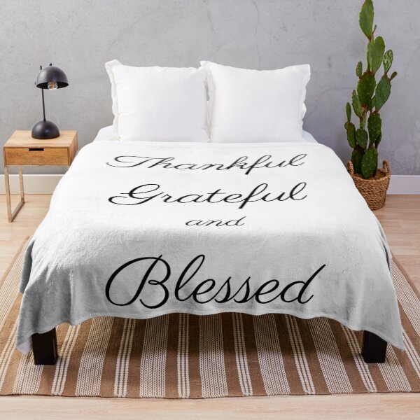 Item preview, Thankful, Grateful and Blessed designed and sold by TeeZoneZtore.