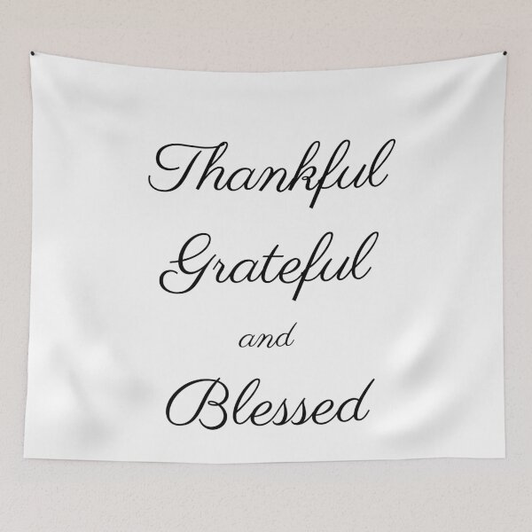 Item preview, Thankful, Grateful and Blessed designed and sold by TeeZoneZtore.
