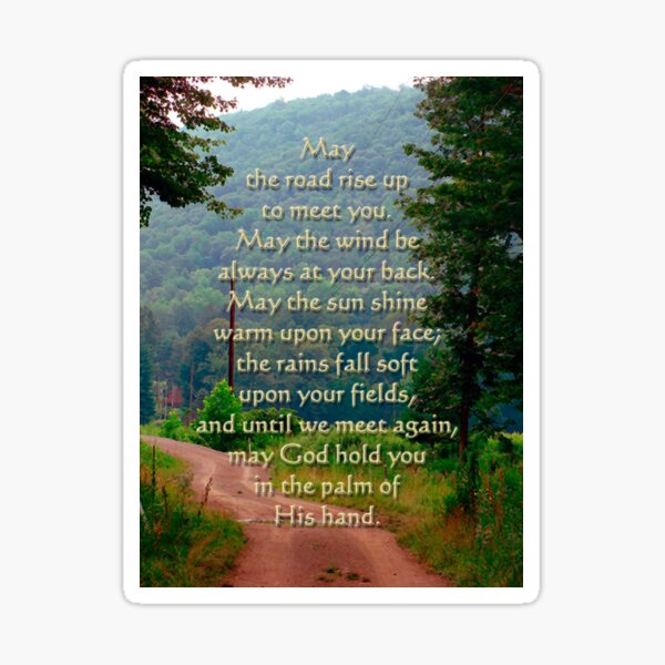 Irish blessing Sticker