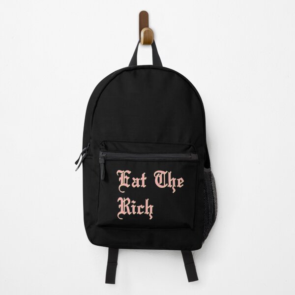 Item preview, Eat The Rich in pink and yellow designed and sold by tinyteacups.