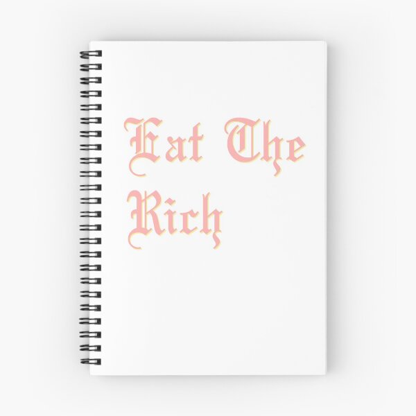 Item preview, Eat The Rich in pink and yellow designed and sold by tinyteacups.
