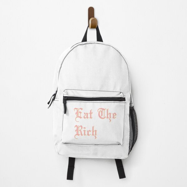 Item preview, Eat The Rich in pink and yellow designed and sold by tinyteacups.