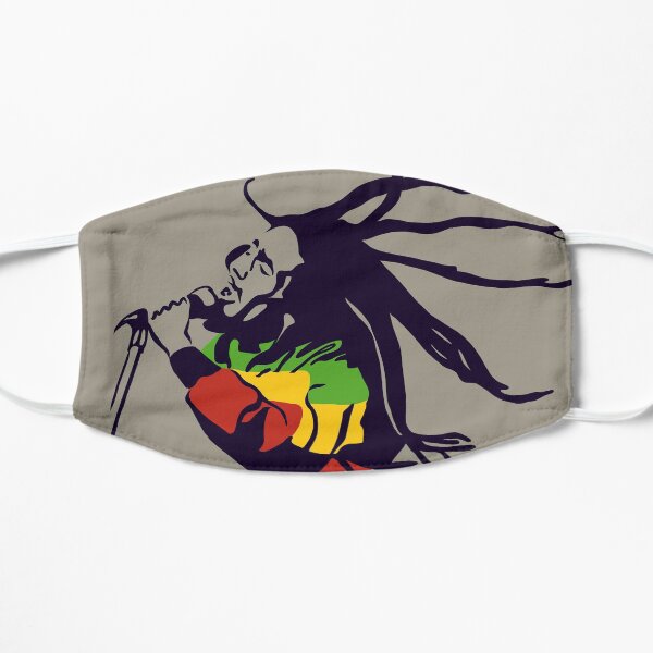 Bob Marley - The King of Reggae Flat Mask