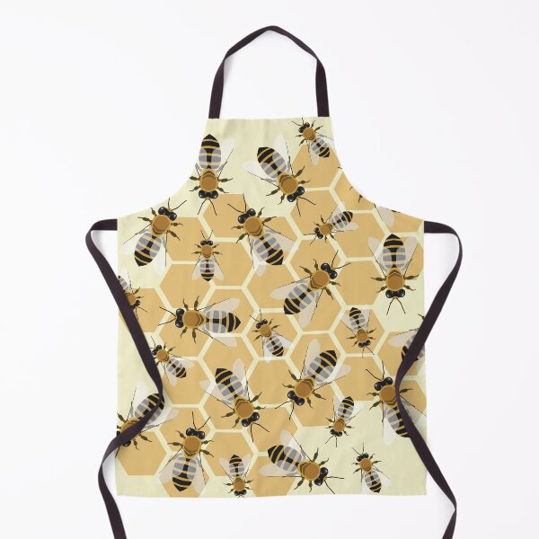 Item preview, Honey Bee Bee Honeycomb Pattern designed and sold by RamenHood.