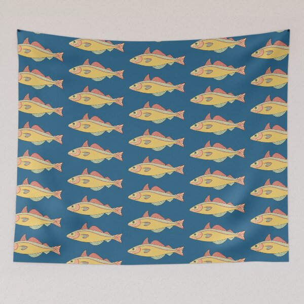Item preview, Handdrawn abstract fish designed and sold by EngineerGoC.