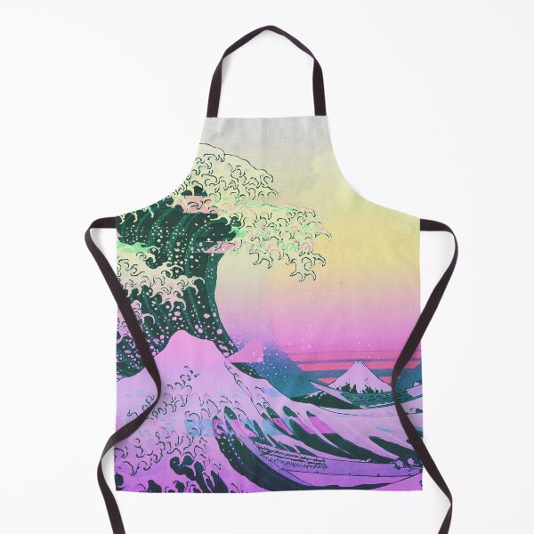 Item preview, Aesthetic Vaporwave Great Wave Off Kanagawa Retro designed and sold by ind3finite.