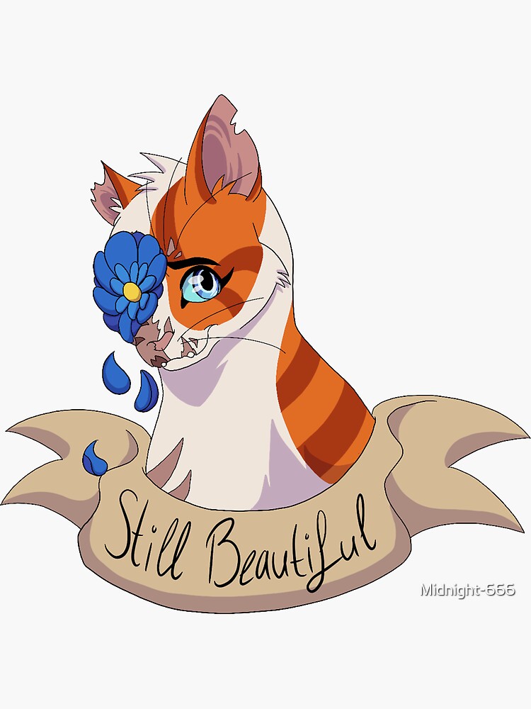 Still Beautiful Sticker for Sale by Midnight-666