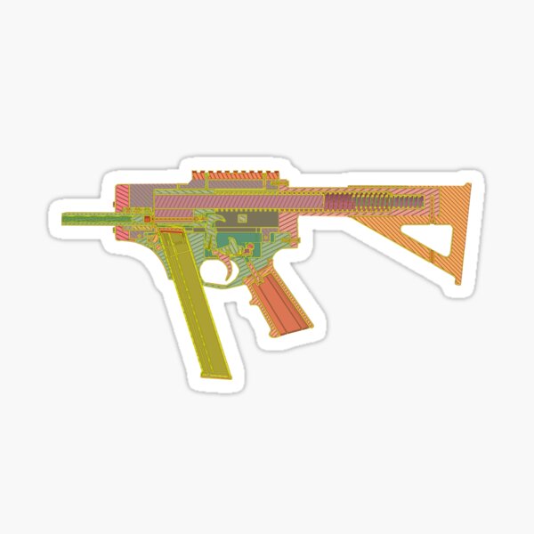 Pegatinas Arma De Dinero Redbubble - mi propia fabrica de las armas más poderosas de roblox