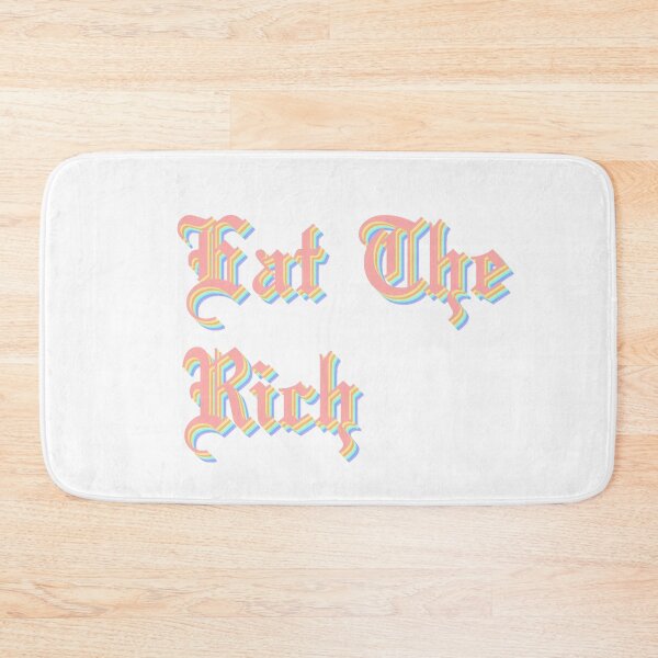 Item preview, Eat The Rich in pastel rainbow designed and sold by tinyteacups.
