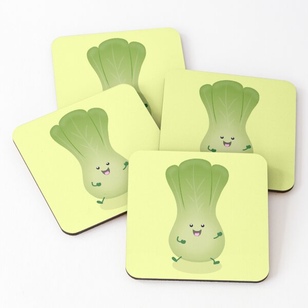 Item preview, Cute baby bok choy cartoon illustration designed and sold by FrogFactory.