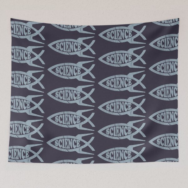 Item preview, Science Rocket Fish (distressed) designed and sold by siggyspatsky.