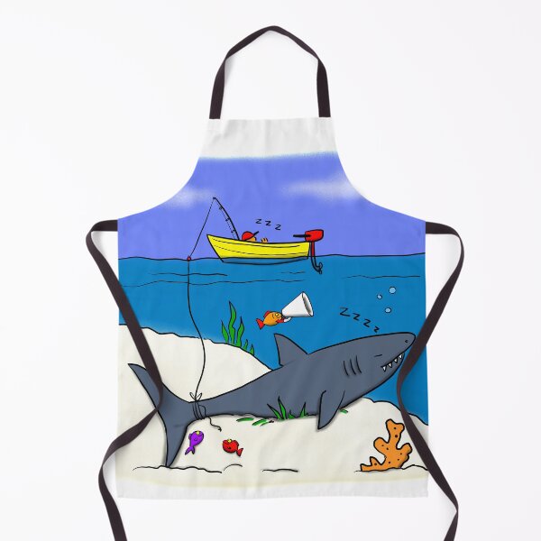Item preview, Funny fishing cartoon designed and sold by FrogFactory.