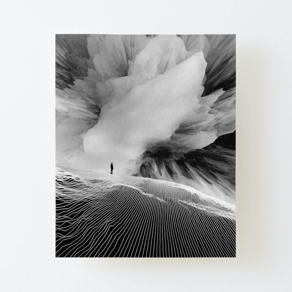 Careful now Canvas Mounted Print
