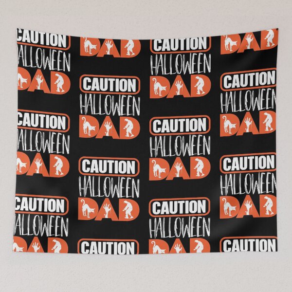 Artikelvorschau, Achtung Halloween Dad Ahead Humorous Holiday Meme entworfen und verkauft von GravitiTees.