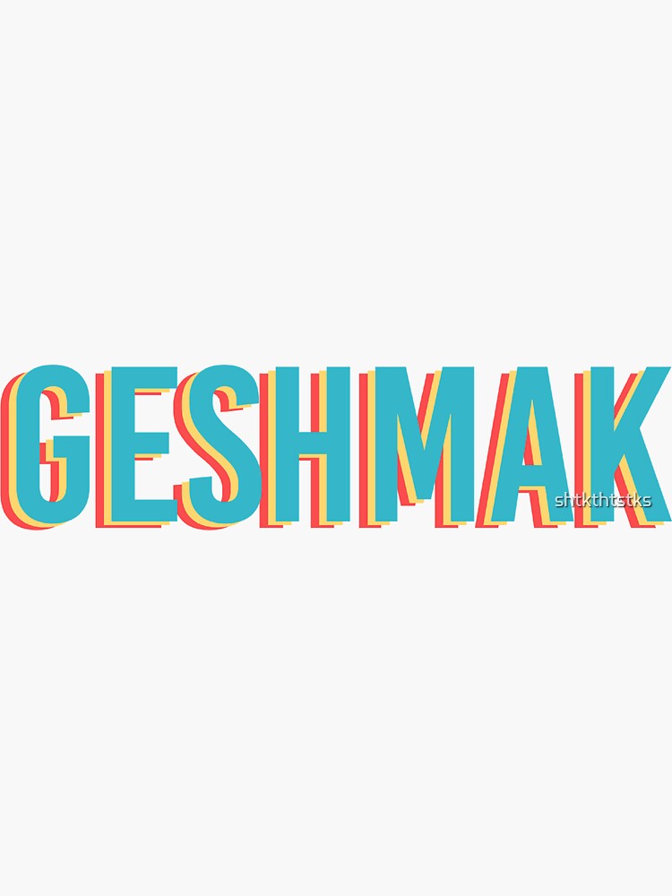 Thumbnail 3 of 3, Sticker, Geshmak designed and sold by shtkthtstks.