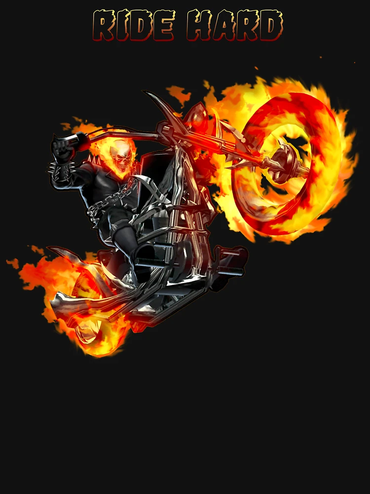 Thumbnail 6 of 6, Premium Oversized Hoodie, Ghost Rider Ride Hard designed and sold by Timanator3000.