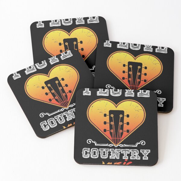 Item preview, I Love Country Design Country Music Lover Gift Idea design product designed and sold by Lisbob.