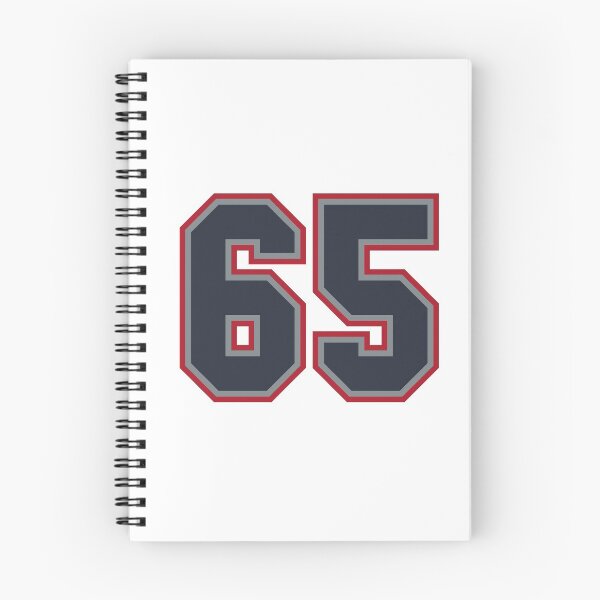 Item preview, 65 Navy Grey Red Sports Number Sixty-Five designed and sold by HelloFromAja.