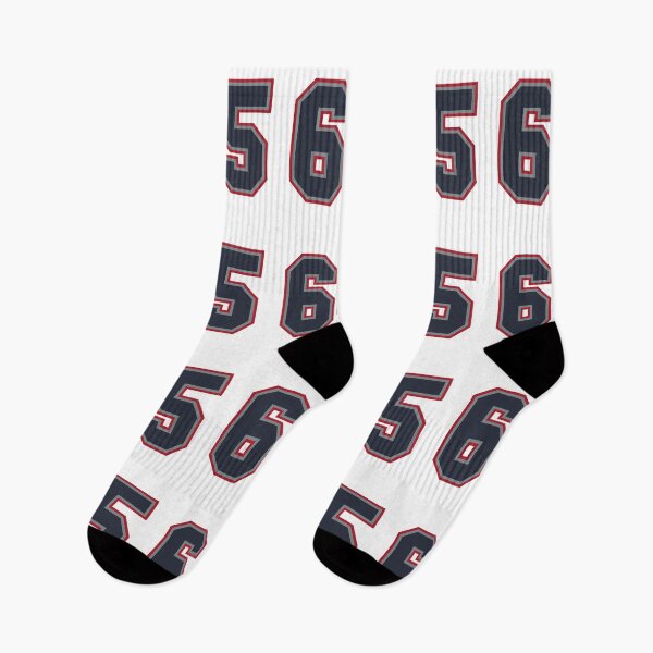 Item preview, 65 Navy Grey Red Sports Number Sixty-Five designed and sold by HelloFromAja.